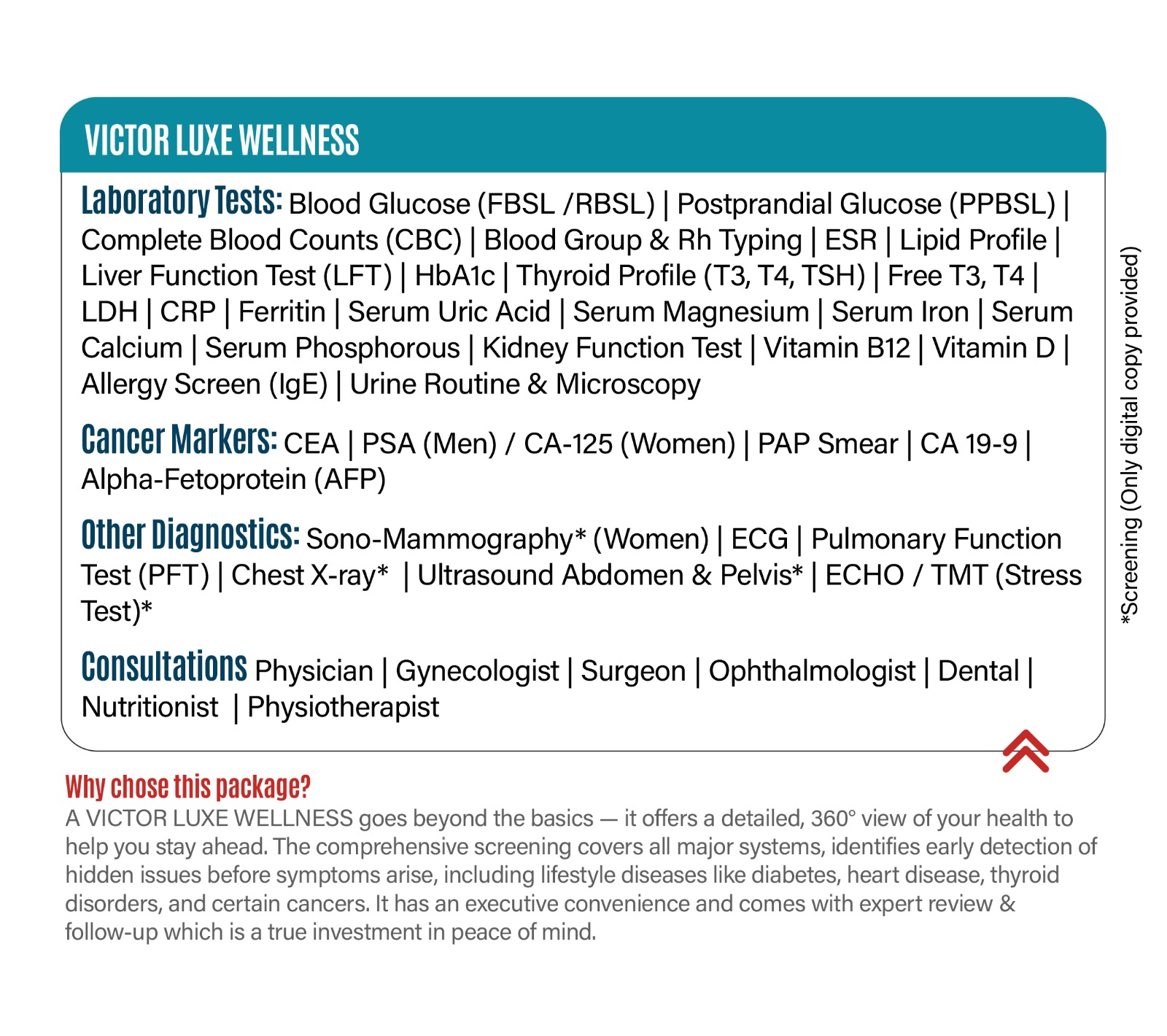 Victor's Luxe Package