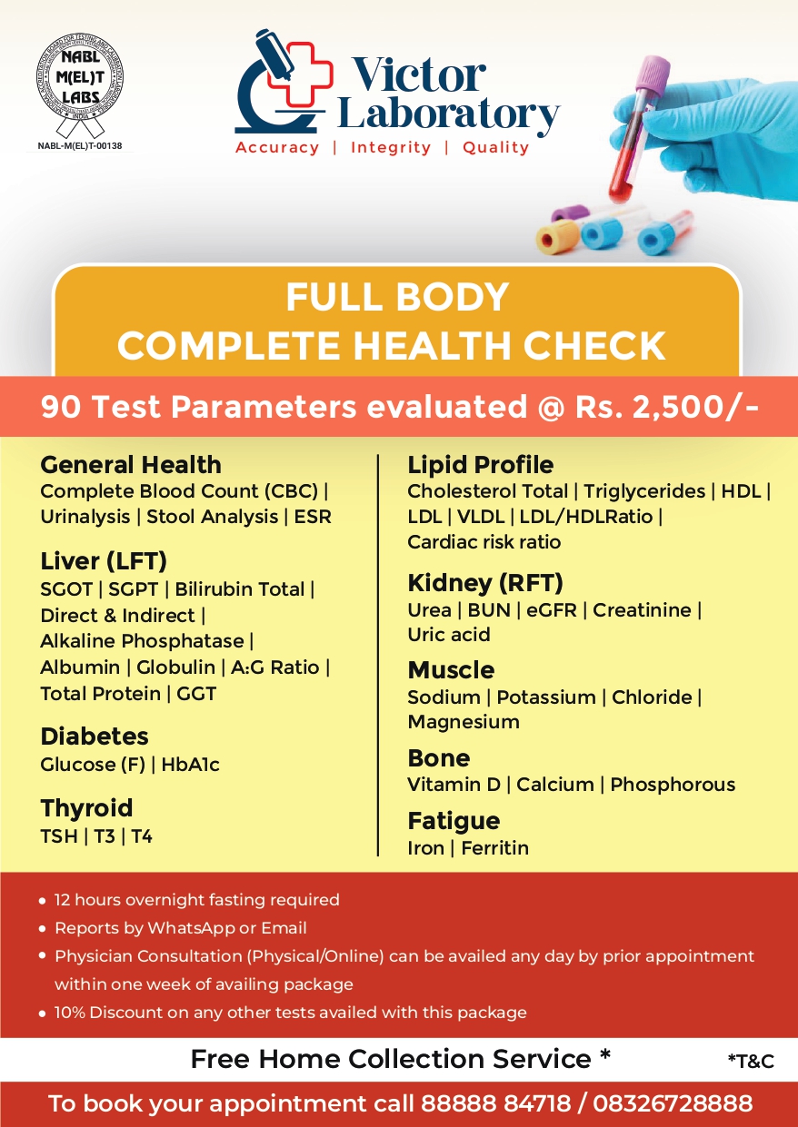 Health Check Ups – Victor Hospital